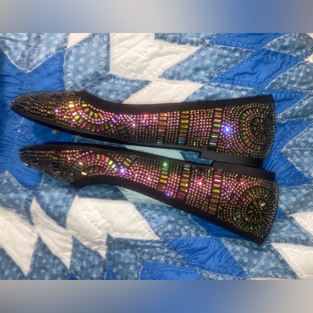 COPY - Lucky Brand Multicolor Beaded Flats